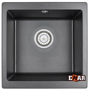 Emar EMQ-1455.P, мойка, гранит, оникс emq-1455.p оникс