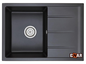 Emar EMQ-1700.Q, мойка, гранит, оникс emq-1700.q оникс