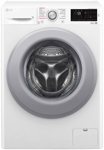 LG F2M5HS4WP машина стиральная с фронтальной загрузкой отдельностоящая, 1200 об/мин, 7 кг, 60×45×85 см, белый f2m5hs4wp