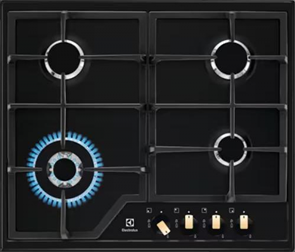 Варочная панель газовая Electrolux KGS6436RK, черный kgs6436rk