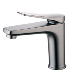 Смеситель Lemark Bronx LM3706GM, для раковины, с донным клапаном, графит lm3706gm