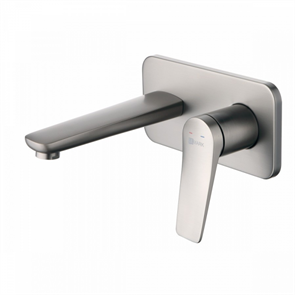 Смеситель Lemark Bronx LM3726GM для раковины, с донным клапаном Click-Clack, графит lm3726gm