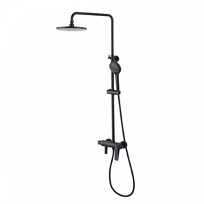 Душевая система Lemark Bronx LM3762BL, с изливом, черный lm3762bl
