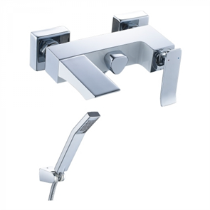 Смеситель Lemark Contest LM5814CW с коротким изливом, хром/белый lm5814cw