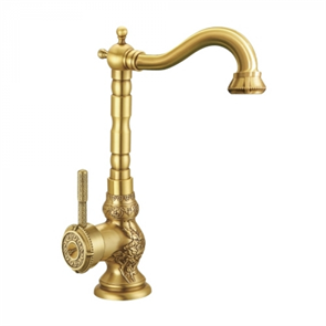 Смеситель для кухни Lemark Jasmine LM6645B, высокий, бронза lm6645b