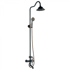 Душевая система Lemark Jasmine LM6662ORB, с изливом, черная бронза lm6662orb