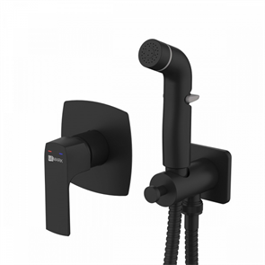 Гигиенический душ Lemark Ursus LM7219BL со смесителем, чёрный lm7219bl