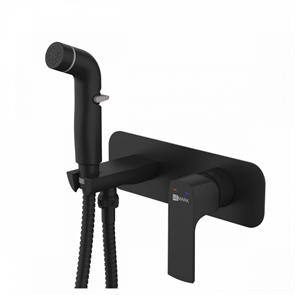 Гигиенический душ Lemark Ursus LM7220BL со смесителем, чёрный lm7220bl