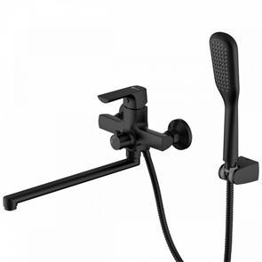 Смеситель Lemark Ursus LM7251BL, универсальный, черный lm7251bl