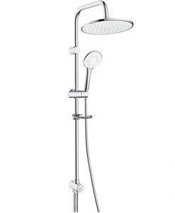 Душевой гарнитур Lemark LM8809C c верхним душем 25.6 см, хром, 3 режима струи lm8809c
