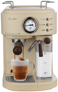 Кофеварка Lex LXCM 3504-1 бежевый lxcm3504-1