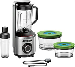 Блендер Bosch VitaPower Serie 8 MMBV625M,  стационарный,  серебристый/черный mmbv625m
