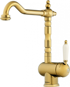 Смеситель для мойки Omoikiri Kyoto-G золото OKY-G-35 oky-g-35