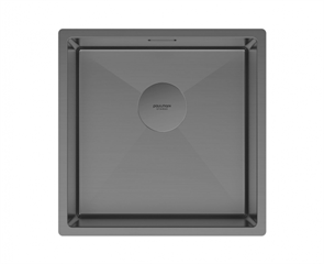 Металлическая мойка Paulmark GERBERG  PM214444-GM  Вороненая сталь GM pm214444-gm