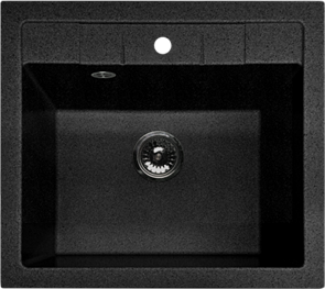 GranFest QUADRO GF-Q-561, мойка, мрамор, черный q-561 черный