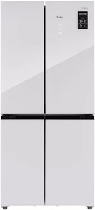 Трехкамерный холодильник отдельностоящий TESLER RCD-482I белый rcd-482i white glass