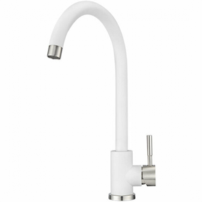 Смеситель Granula ST-4031 st4031wh, для кухонной мойки, белый st-4031, белый