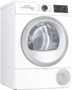 Сушильная машина Bosch Serie 6 WTU8769SSN белый, с английской панелью управления wtu8769ssn