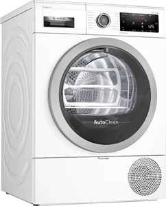Сушильная машина Bosch Serie 8 WTX8HKB9SN белый, с английской панелью управления wtx8hkb9sn