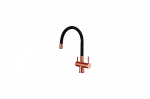 Emar ЕС-3015 PVD Dark, смеситель, черный ес-3015 pvd dark