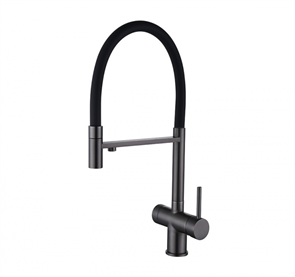 Emar ЕС-7024 PVD Dark, смеситель, вороненая сталь ес-7024 pvd dark
