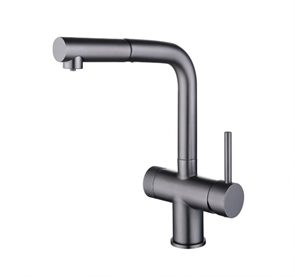 Emar ЕС-7026 PVD Dark, смеситель, вороненая сталь ес-7026 pvd dark