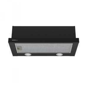Встраиваемая вытяжка HOMSair FLAT 60 Glass черный ка-00015711