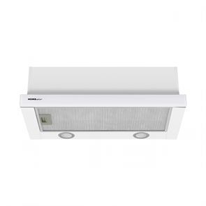 Встраиваемая вытяжка HOMSair FLAT 60 Glass белый ка-00015712