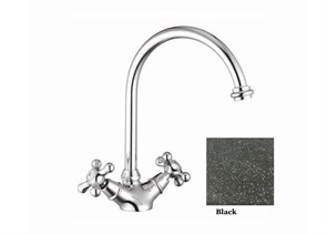 Смеситель для кухни Italmix NOVECENTO 0900 BLACK (черный 02) ут000002170