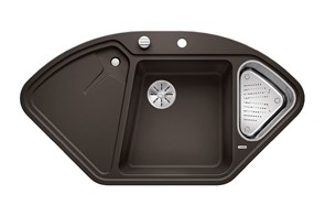 Blanco Delta II-F, мойка, гранит, кофе с клапаном-автоматом 523675