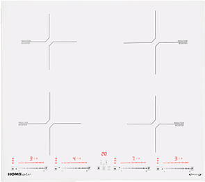 Индукционная варочная панель HOMSair HIC64SWH Inverter ка-00022457