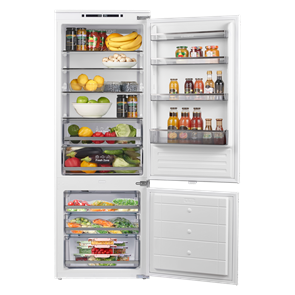 Холодильник-морозильник встраиваемый MAUNFELD MBF193NFW1GR Inverter ка-00024623