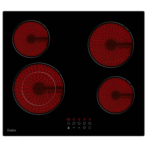 Встраиваемая электрическая варочная панель EVELUX HEV 641 B 00000018443