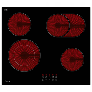 Встраиваемая электрическая варочная панель EVELUX HEV 642 B 00000018445