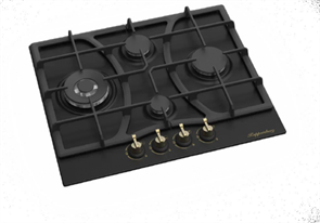 Встраиваемая газовая варочная панель Kuppersberg FS 604 B bronze 00006641