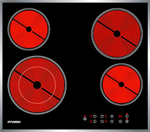 Встраиваемая электрическая варочная панель Hyundai HHE 6485 IX 1457089