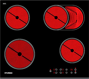 Встраиваемая электрическая варочная панель Hyundai HHE 6680 BG 1457090