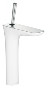 Смеситель Hansgrohe PuraVida 15081400 для раковины - хром/белый 15081400