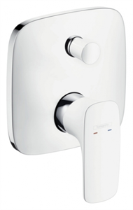 Смеситель Hansgrohe PuraVida 15445400 для ванны и душа , белый/хром 15445400