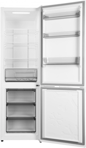 Двухкамерный холодильник отдельностоящий Hyundai CC35083F белое стекло 2031382