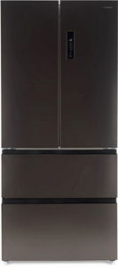 Холодильник Side-by-Side отдельностоящий Hyundai CM55043F черная сталь 2033155