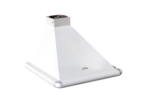 Каминная вытяжка Elikor Сатурн 50П-180-В1Л белый/белый/хром 221961