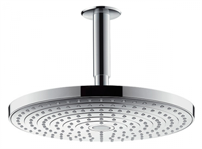 Верхний душ Hansgrohe Raindance Select 27337000, 30х30 см, 2 режима струи, с держателем 27337000