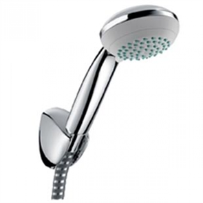 Душевой гарнитур Hansgrohe Crometta 85 Vario 27559000, шланг 160 см, корпус хром, лицевая часть серая 27559000