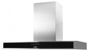 Каминная вытяжка Elikor Агат 90Н-1000-Е4Д нержавейка /черный 294502