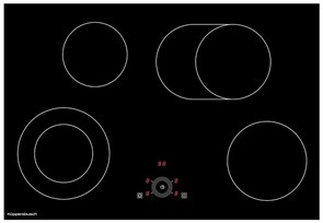 Электрическая варочная поверхность Kuppersbusch KE 8330.0 SR 00-00004647