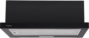 Встраиваемая вытяжка EVELUX TEL 50 BG, управление кнопочное, черный 00000019675