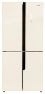 Трехкамерный холодильник отдельностоящий NORDFROST RFQ 510 NFGI inverter 00000354561