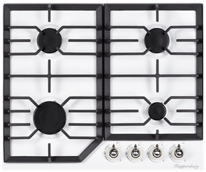 Встраиваемая газовая варочная панель Kuppersberg FS 601 W silver 00006032