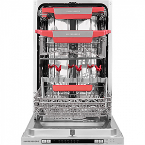 Встраиваемая посудомоечная машина KUPPERSBERG GLM 4575,  узкая, ширина 44.8см, полновстраиваемая, загрузка 11 комплектов 00006114